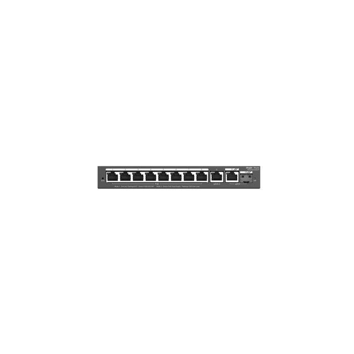 Ruijie Networks RG-ES210GS-P мрежов комутатор Managed L2 Gigabit Ethernet (10/100/1000) Power over Ethernet (PoE) Черен