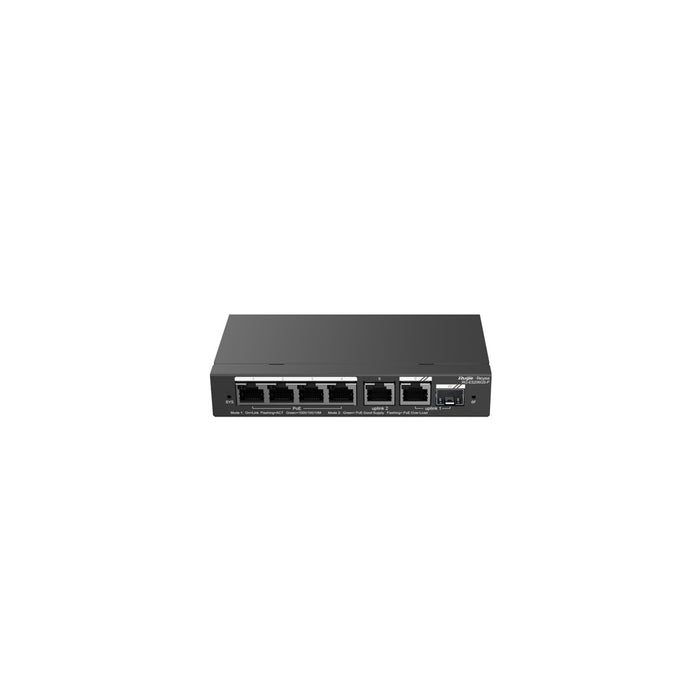 Ruijie Networks RG-ES206GS-P мрежов комутатор Managed L2 Gigabit Ethernet (10/100/1000) Power over Ethernet (PoE) Черен
