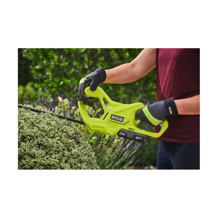 АКУМУЛАТОРЕН ХРАСТОРЕЗ RYOBI RY18HT40A-115 SET