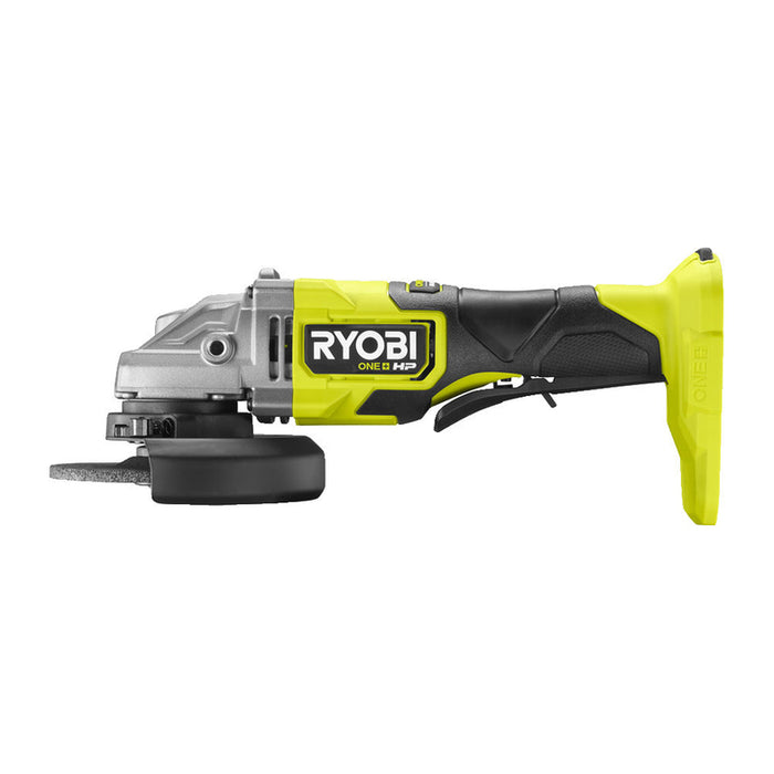АКУМУЛАТОРЕН БЕЗЧЕКОВ ЪГЛОШЛАЙФ RYOBI RAG18X-0 18 V, 125 мм, БЕЗ БАТЕРИЯ И ЗАРЯДНО