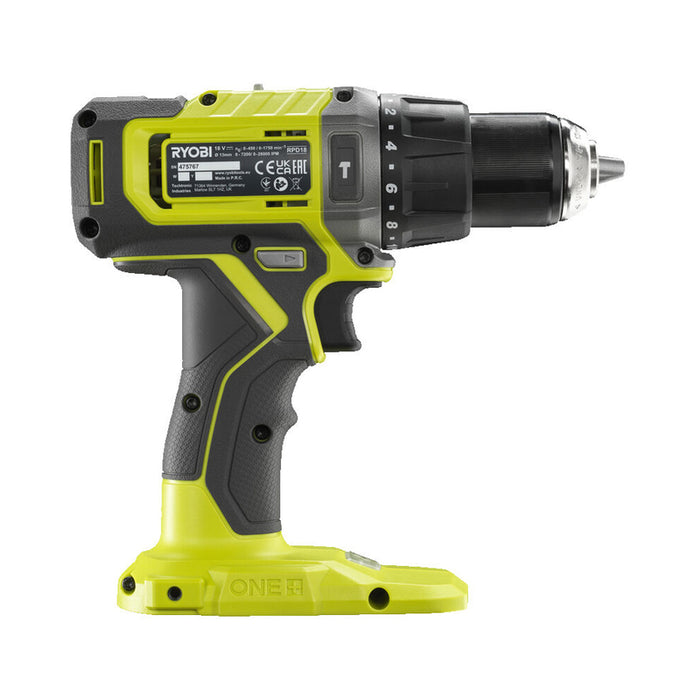 АКУМУЛАТОРНА УДАРНА БОРМАШИНА RYOBI RPD18-0 18 V, 52.00 nm, БЕЗ БАТЕРИЯ И ЗАРЯДНО
