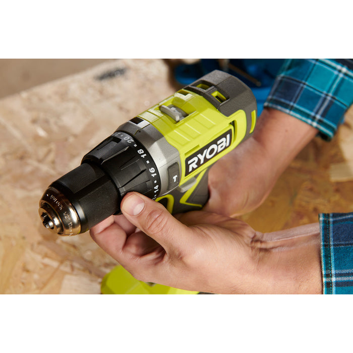 АКУМУЛАТОРНА УДАРНА БОРМАШИНА RYOBI RPD18-0 18 V, 52.00 nm, БЕЗ БАТЕРИЯ И ЗАРЯДНО