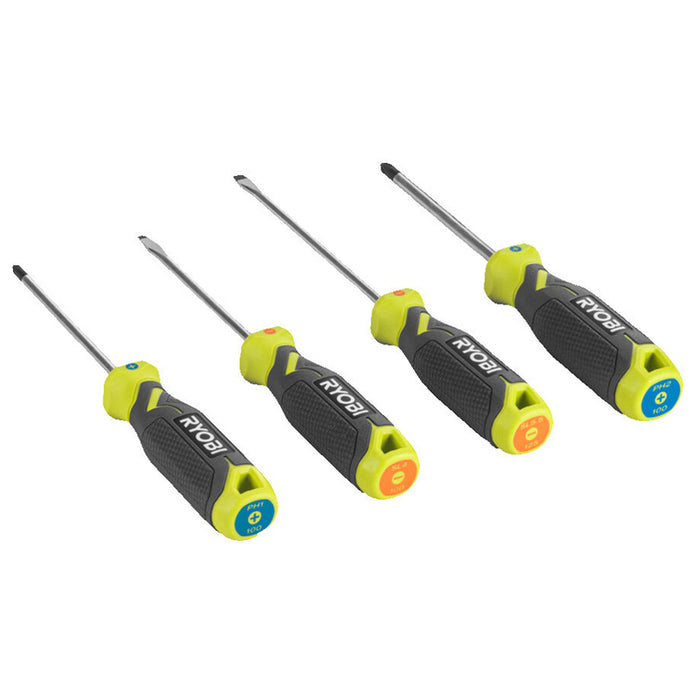 КОМПЛЕКТ ОТВЕРТКИ КОМПЛЕКТ ОТВЕРТКИ 4 БРОЯ RYOBI RHSDS4PC