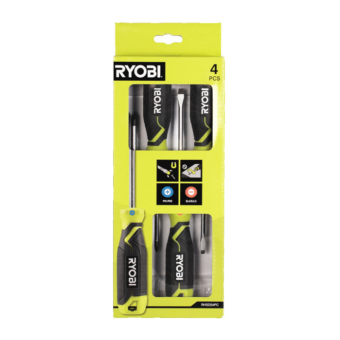 КОМПЛЕКТ ОТВЕРТКИ КОМПЛЕКТ ОТВЕРТКИ 4 БРОЯ RYOBI RHSDS4PC