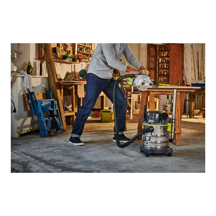 Прахосмукачка с торбичка Ryobi R18WDV-0 11,4 Kpa 18 L