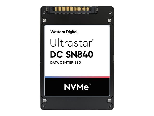 WESTERN DIGITAL Ultrastar DC SN840 NVMe SSD 1600GB 2.5inch 15.0MM PCIe TLC RI-3DW/D BICS4 SE - WUS4C6416DSP3X1