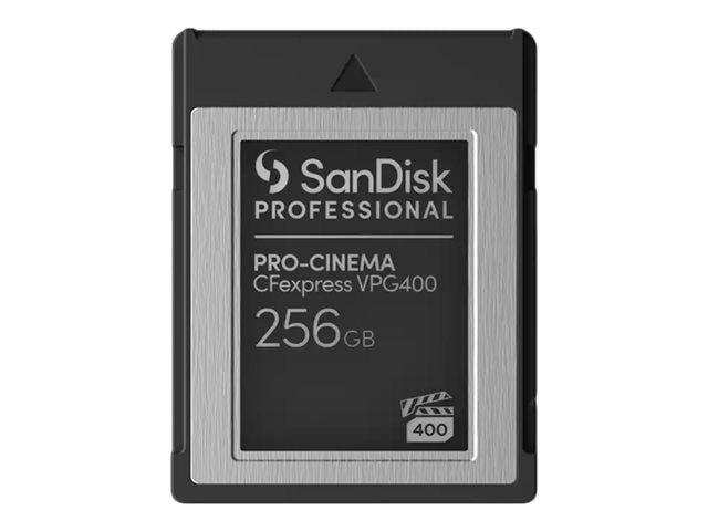 SANDISK Professional PRO-CINEMA 256GB CFexpress VPG400 Тип B карта до 1700MB/s Четене 1400MB/s Запис