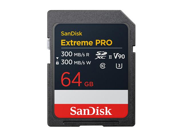 SanDisk Карта памет Extreme Pro SDXC 64GB 300MB/s &amp; 300Mb/s Class 10 V90 UHS-II