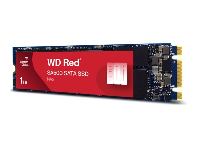 WD Red SSD SA500 NAS 1TB SATA III 6Gb/s M.2 2280 вътрешен единичен пакет
