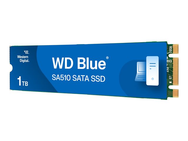 WD Blue SA510 SSD 1TB M.2 2280 SATA III 6Gb/s вътрешен единичен пакет