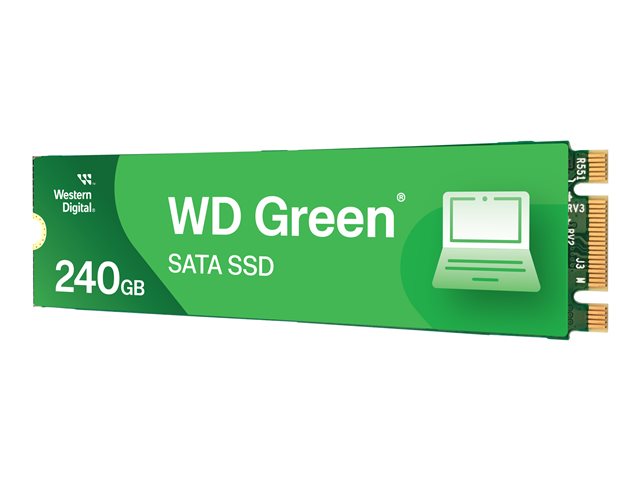 WD Green SATA 240GB вътрешен SSD твърд диск - SATA 6Gb/s M.2 2280 - WDS240G3G0B