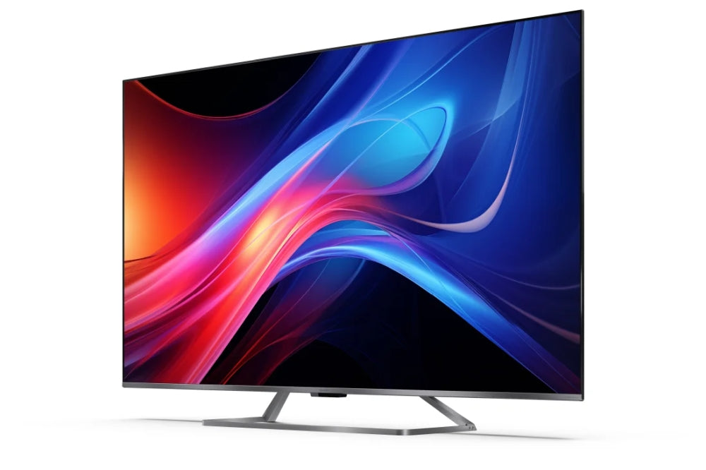 Sharp 65GP7265E, 65" QLED Google TV, 4K Ultra HD 3840x2160 Frameless, AQUOS, DVB-T/T2/C/S/S2, Active Motion 1200, HDR10, Dolby Atmos, Dolby Vision, Google Assistant, HARMAN/KARDON, Chromecast Built-in, Алуминий, USB, Wi-Fi, Bluetooth, LAN, Solar RC
