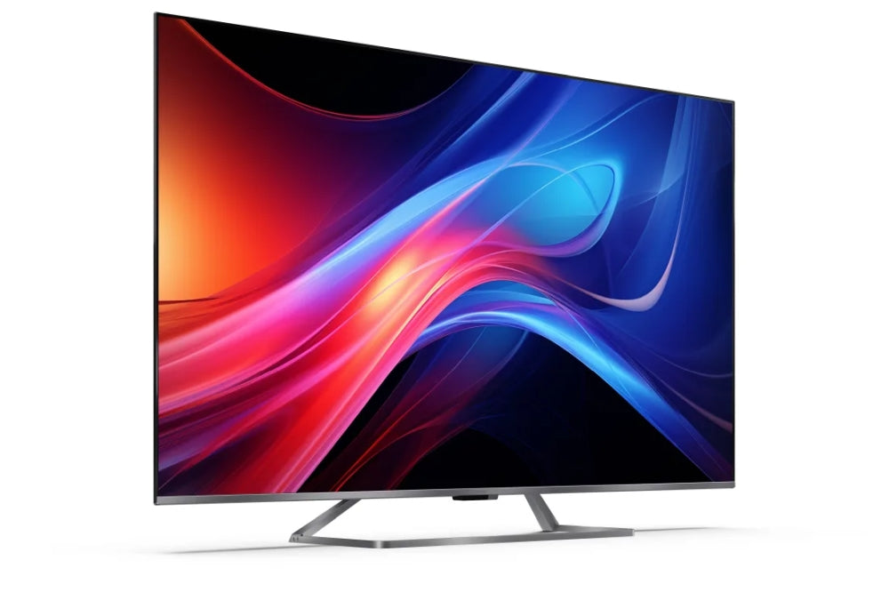 Sharp 65GP7265E, 65" QLED Google TV, 4K Ultra HD 3840x2160 Frameless, AQUOS, DVB-T/T2/C/S/S2, Active Motion 1200, HDR10, Dolby Atmos, Dolby Vision, Google Assistant, HARMAN/KARDON, Chromecast Built-in, Алуминий, USB, Wi-Fi, Bluetooth, LAN, Solar RC