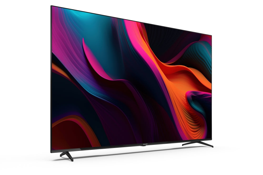 Sharp 70GL4260E, 70" Google TV, 4K Ultra HD 3840x2160 Frameless, AQUOS, DVB-T/T2/C/S/S2, Active Motion 1000, HDR10, Dolby Atmos, Dolby Vision, Google Assistant, Chromecast, HDMI 2.1 с eARC, 3,5 мм жак за слушалки / линеен изход, USB, Wi-Fi, Bluetooth, LAN