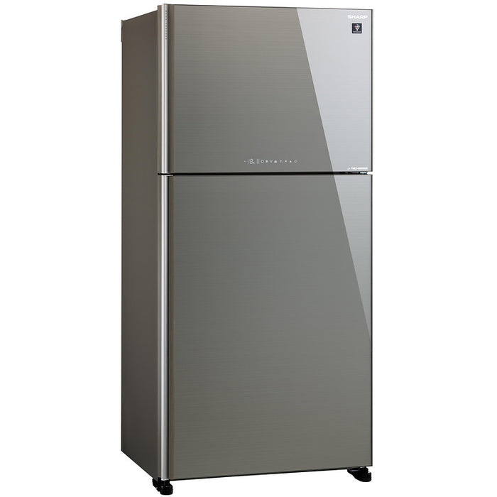 Хладилник с горна камера Sharp SJ-XG740GSL*** , 600 l, F , No Frost , Инокс