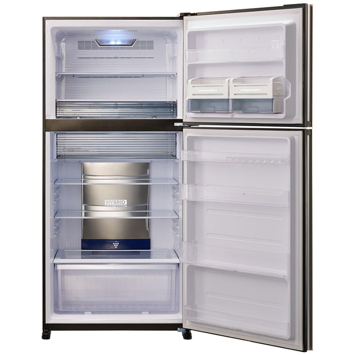 Хладилник с горна камера Sharp SJ-XG740GSL*** , 600 l, F , No Frost , Инокс