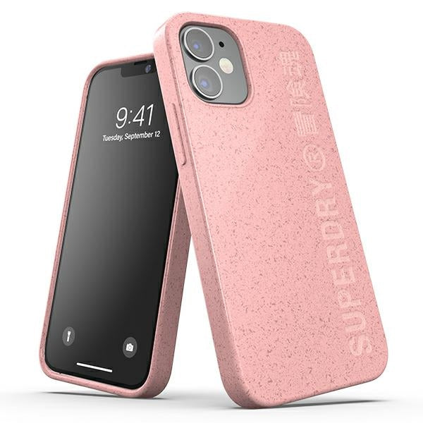 Калъф SuperDry Snap CompostableCase за iPhone 12 mini, розов — 1 бр.