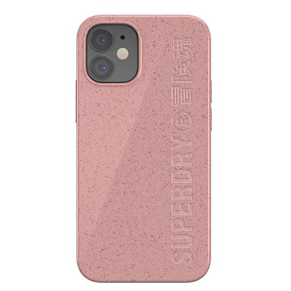 Калъф SuperDry Snap CompostableCase за iPhone 12 mini, розов — 1 бр.