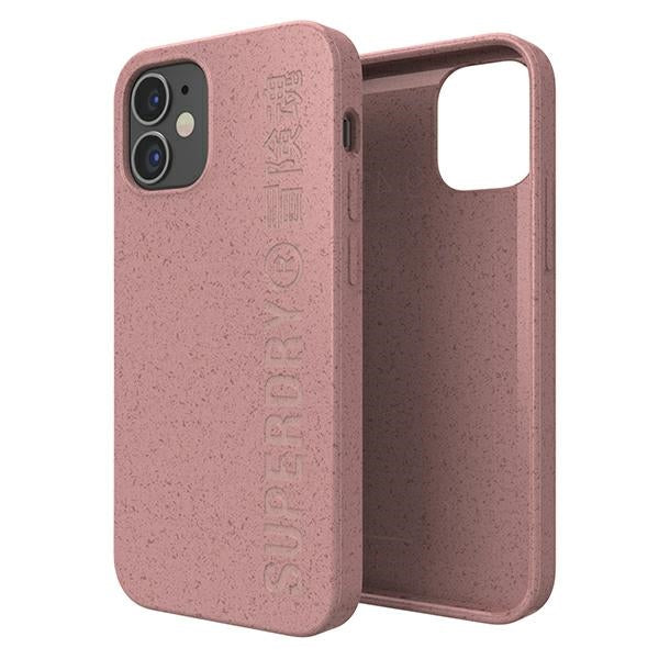 Калъф SuperDry Snap CompostableCase за iPhone 12 mini, розов — 1 бр.