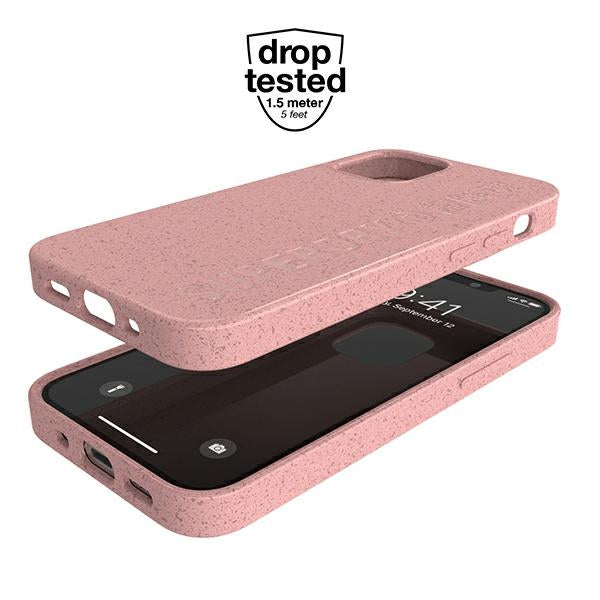Калъф SuperDry Snap CompostableCase за iPhone 12 mini, розов — 1 бр.