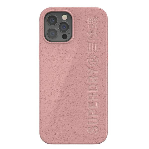Калъф SuperDry Snap Compostable за iPhone 12/12 Pro, розов