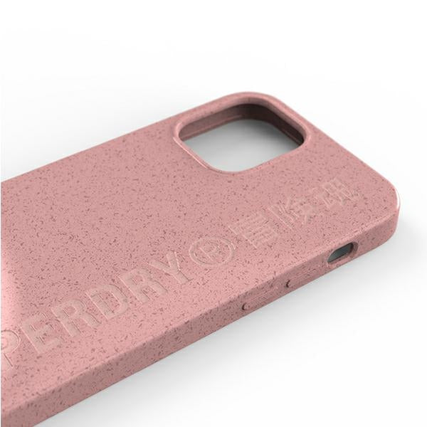 Калъф SuperDry Snap Compostable за iPhone 12/12 Pro, розов