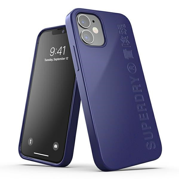 Калъф SuperDry Snap Compostable за iPhone 12 mini, тъмносин — 42626