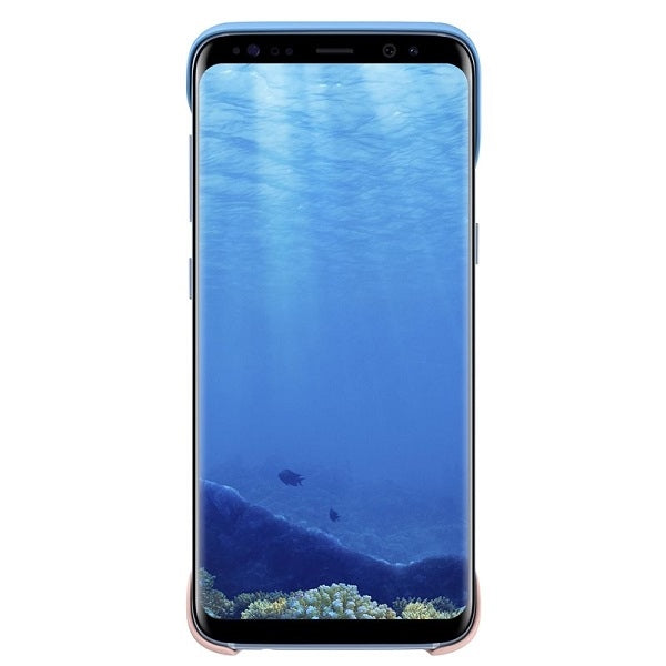 Калъф Samsung S8 Plus, двучастен, синьо/черно