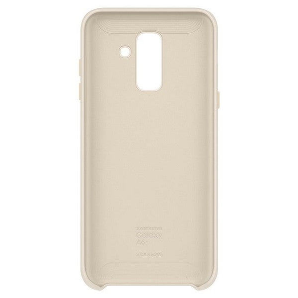 Калъф Samsung Dual Layer Cover за Samsung Galaxy A6 Plus, златен