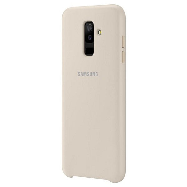 Калъф Samsung Dual Layer Cover за Samsung Galaxy A6 Plus, златен