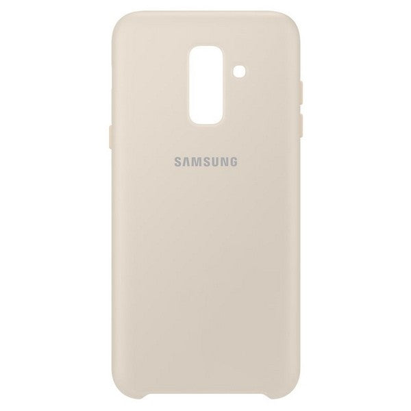 Калъф Samsung Dual Layer Cover за Samsung Galaxy A6 Plus, златен