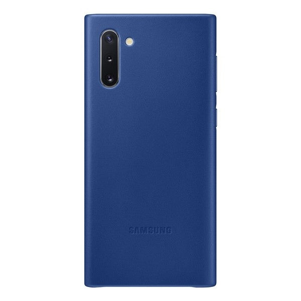 Кожен калъф Samsung за Samsung Galaxy Note 10, черен/синьо