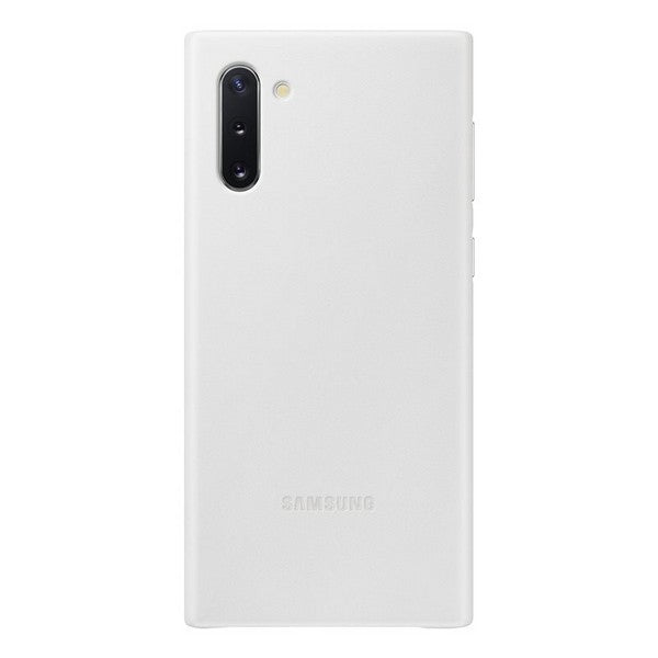 Кожен калъф Samsung за Samsung Galaxy Note 10 N970, бял