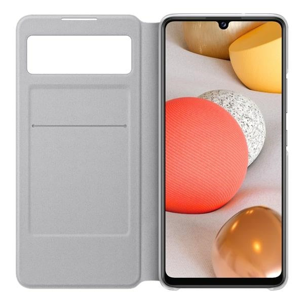 Калъф Samsung A42 S View Wallet Cover, бял