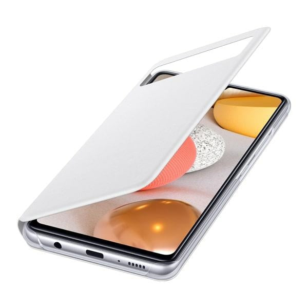 Калъф Samsung A42 S View Wallet Cover, бял