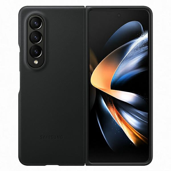 Кожен калъф Samsung Z Fold, черен