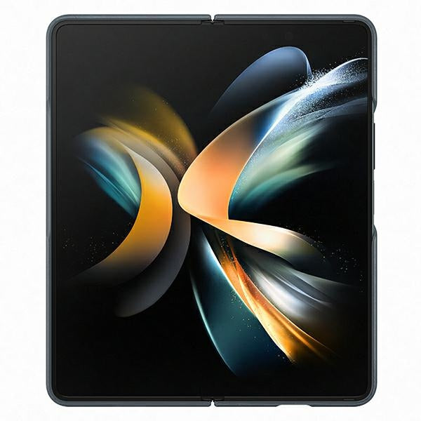 Кожен калъф Samsung Z Fold, moss gray