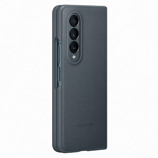 Кожен калъф Samsung Z Fold, moss gray
