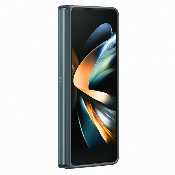 Кожен калъф Samsung Z Fold, moss gray
