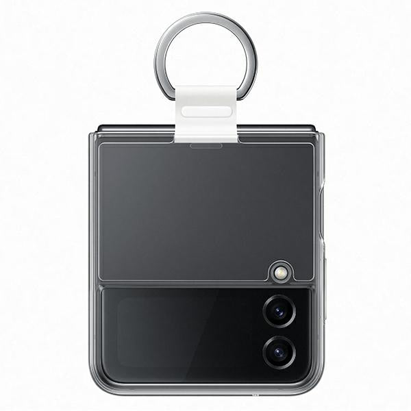 Калъф Samsung Z Flip прозрачен с пръстен за захват