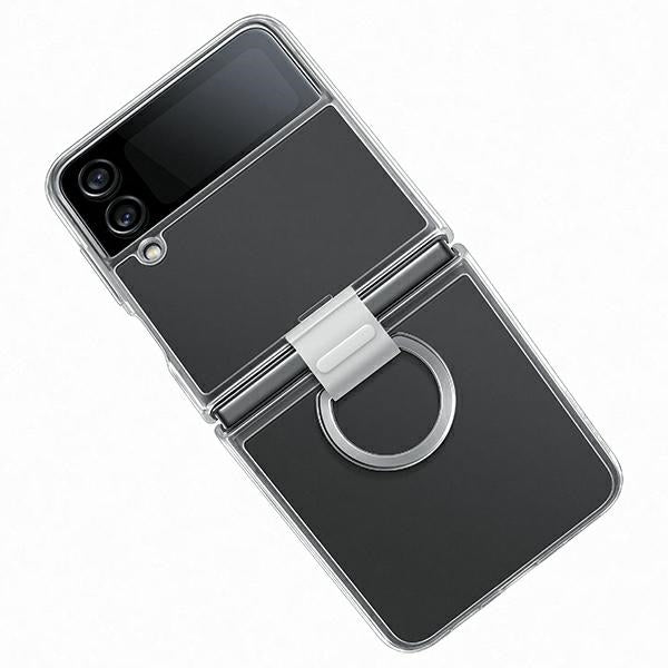 Калъф Samsung Z Flip прозрачен с пръстен за захват