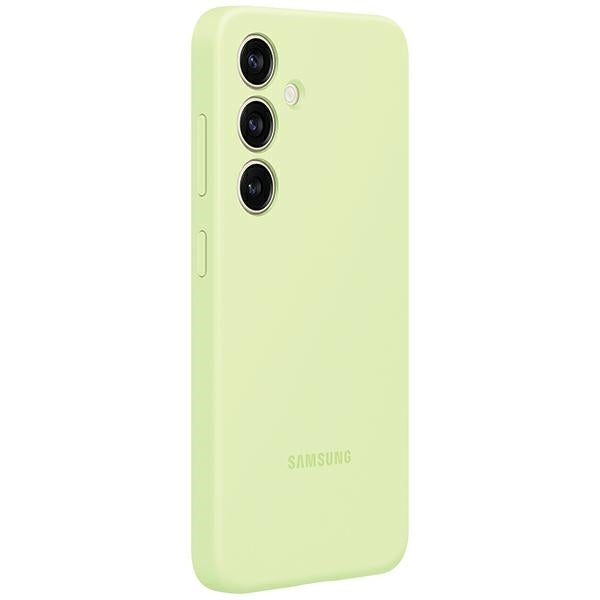 Силиконов калъф Samsung за S24+, светлозелен
