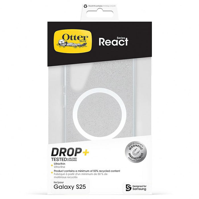 Калъф Samsung Samsung Otterbox React Magnet за Galaxy S25, stardust