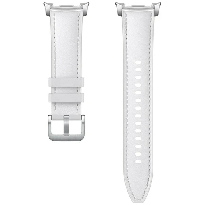 Каишка Samsung Hybrid Samsung Classic (S/M/L) за Galaxy Watch8, бяла