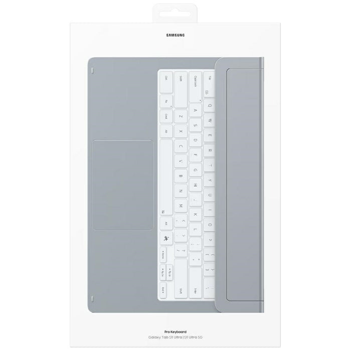 Клавиатура Samsung Samsung Book Cover Keyboard Slim за Galaxy Tab S11 Ultra Pro, сребърна