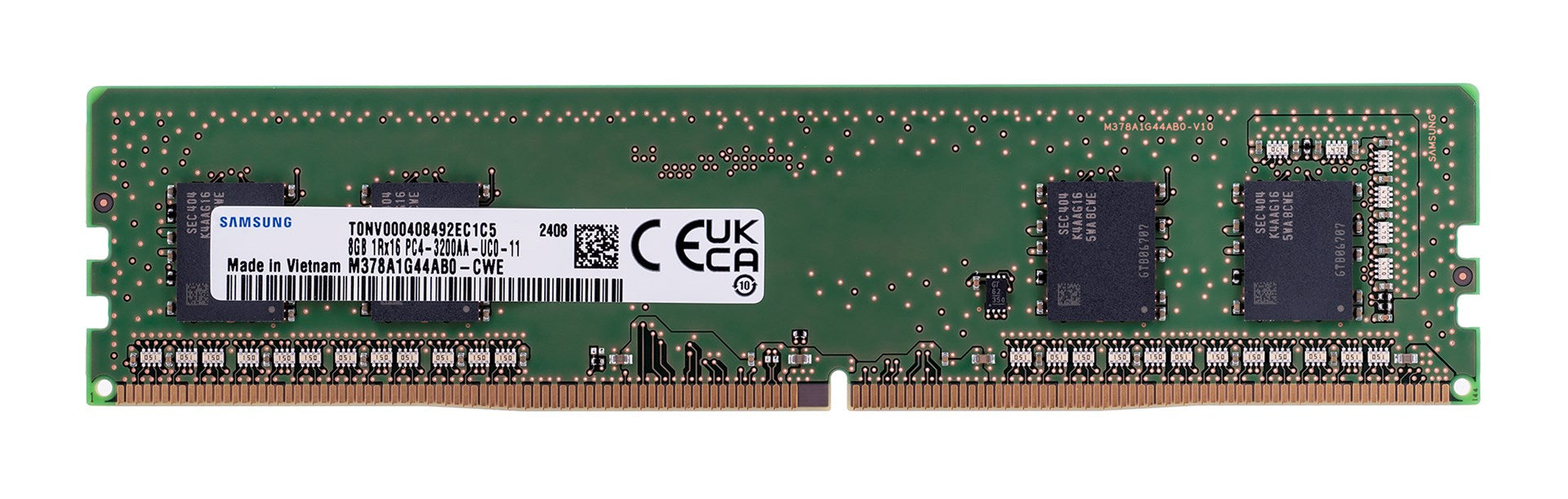 Samsung UDIMM 8GB DDR4 3200MHz M378A1G44AB0-CWE