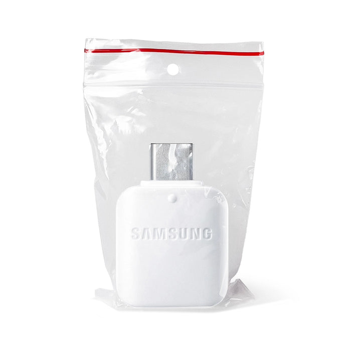 Samsung EE-UN930 USB-A към USB-C OTG адаптер (насипен - резервна опаковка) - бял