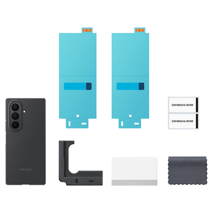 Калъф Samsung Carbon Shield за Samsung Galaxy Z Fold7 - Черен