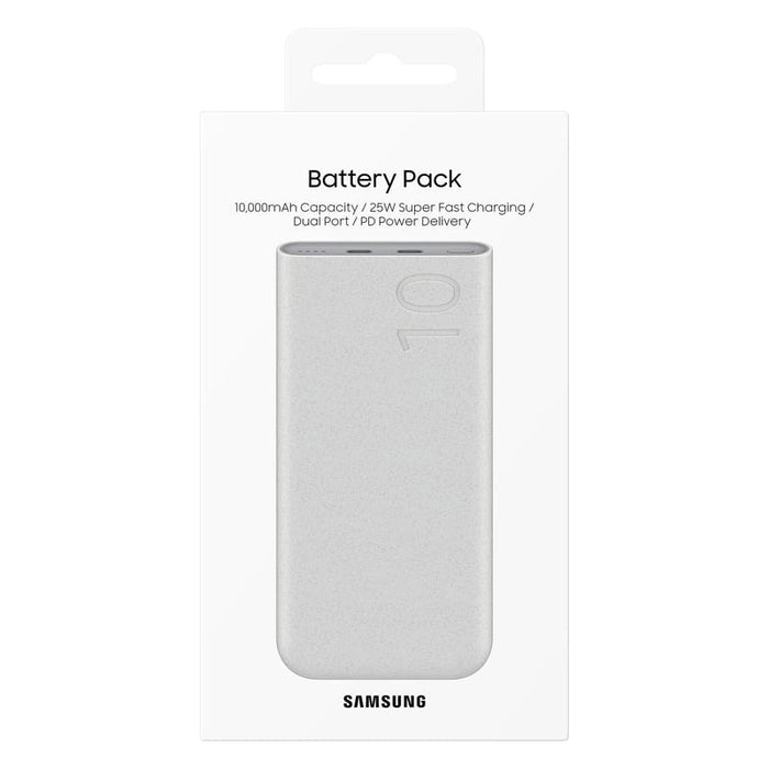 Преносима батерия Powerbank Samsung EB-P3400XUEGWW FastCharge 2x USB-C 25W 10000mAh - бежов