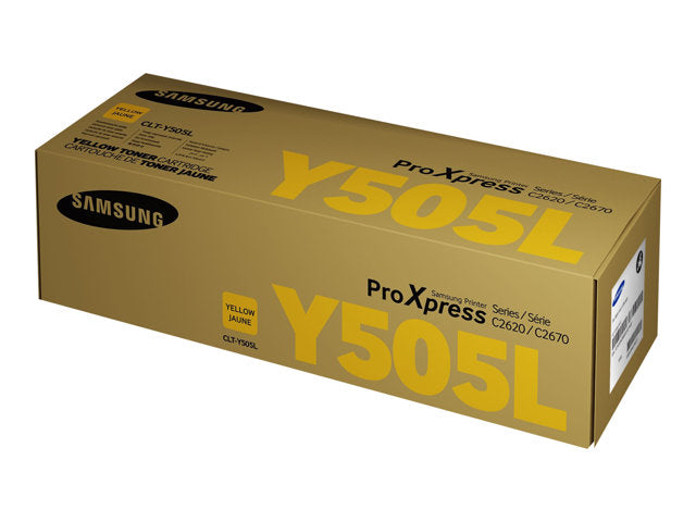 SAMSUNG CLT-Y505L/ELS Оригинален тонер Gelb - Съвместим със SL-C2620DW, C2670FW, C2680FX